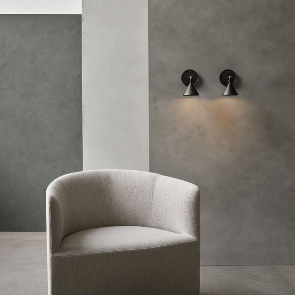 Zidne Svjetiljka Audo Copenhagen, Cast Sconce, prigušiv, Crno, Kupaonica, Aluminij