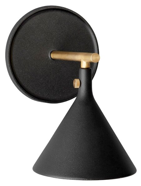 Zidne Svjetiljka Audo Copenhagen, Cast Sconce, prigušiv, Crno, Kupaonica, Aluminij