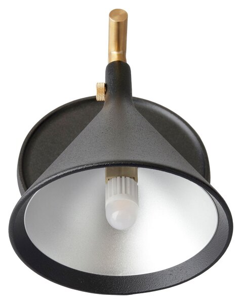 Zidne Svjetiljka Audo Copenhagen, Cast Sconce, prigušiv, Crno, Kupaonica, Aluminij