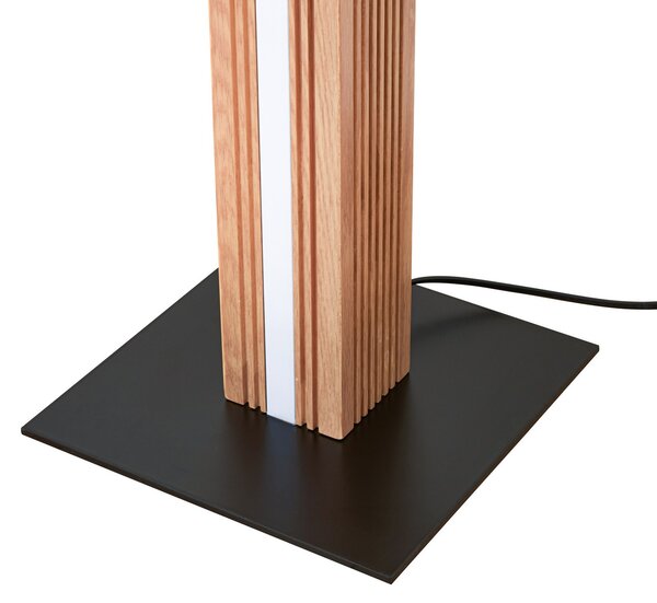 Podne Lampa Lucande, Lieske, prigušiv, Drvo, Dnevna soba, Drvo, Moderan