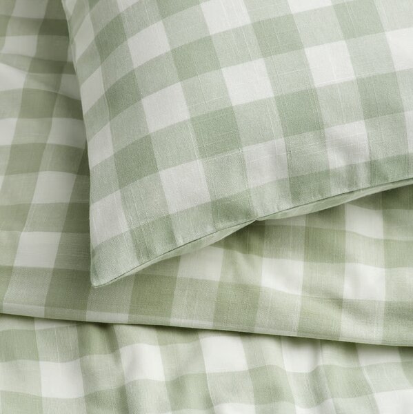 Pamučna posteljina GREEN CUBIS zelena, 100% pamuk Dimenzije posteljine: 70 x 80 cm | 140 x 200 cm