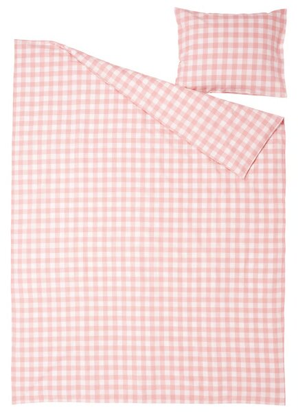 Pamučna posteljina PINK CUBIS roza, 100% pamuk Dimenzije posteljine: 70 x 80 cm | 140 x 200 cm