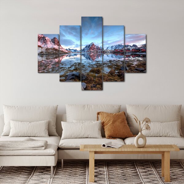 Slika - Izlazak sunca iznad Reine (150x105 cm)