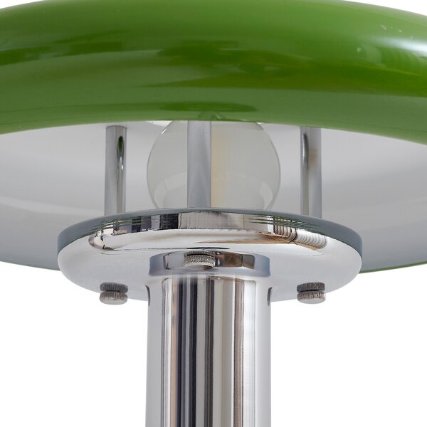 Stolne Lampa Lindby, Branford, Zelena, Dnevna soba, Metal, Vintage