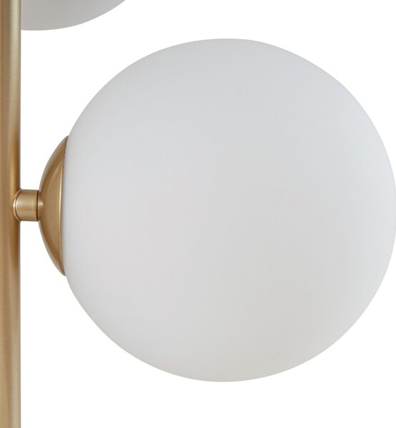 Podne Lampa Lucande, Isandro, Zlato / mjed, Dnevna soba, Metal, Moderan