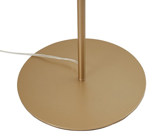 Podne Lampa Lucande, Isandro, Zlato / mjed, Dnevna soba, Metal, Moderan