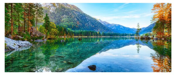 Slika - Jezero Hintersee (120x50 cm)