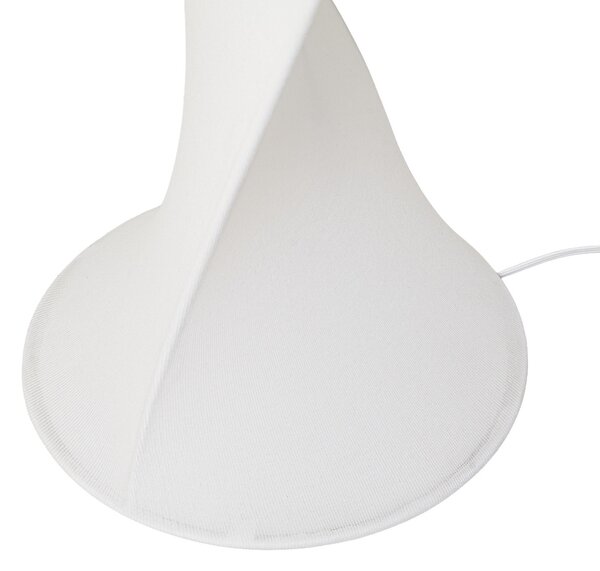 Podne Lampa Lucande, Novelle, prigušiv, Bijela, Dnevna soba, Plastika, Dizajn