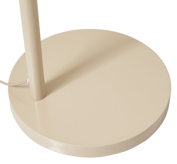 Podne Lampa Lindby, Helin, Bež, Dnevna soba, Tkanina / tekstil, Moderan
