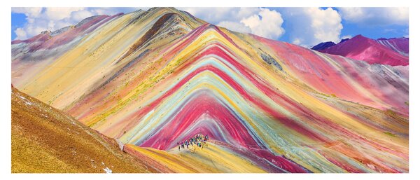 Slika - Rainbow Mountain, Peru (120x50 cm)
