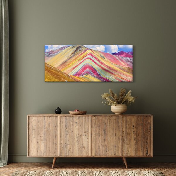 Slika - Rainbow Mountain, Peru (120x50 cm)