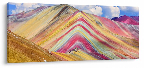 Slika - Rainbow Mountain, Peru (120x50 cm)