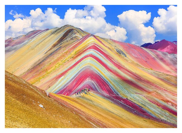 Slika - Rainbow Mountain, Peru (70x50 cm)