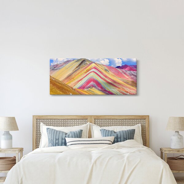 Slika - Rainbow Mountain, Peru (120x50 cm)