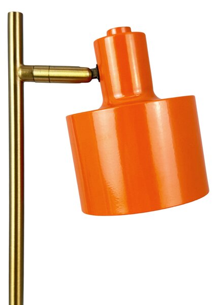 Stolne Lampa Dyberg Larsen, Ocean Mini, prigušiv, Naranča, Dnevna soba, Metal, Skandinavski