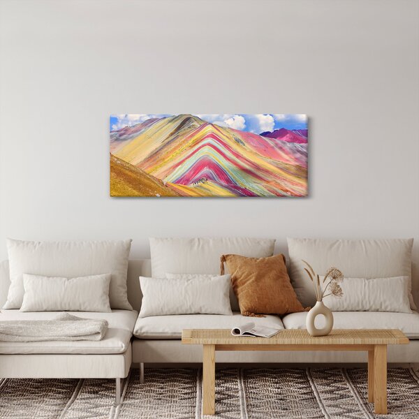 Slika - Rainbow Mountain, Peru (120x50 cm)