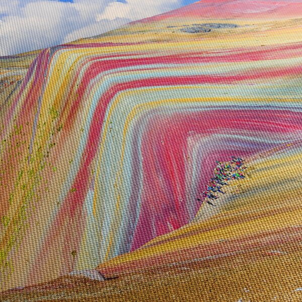 Slika - Rainbow Mountain, Peru (70x50 cm)