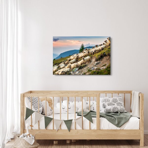 Slika - Stado ovaca (90x60 cm)