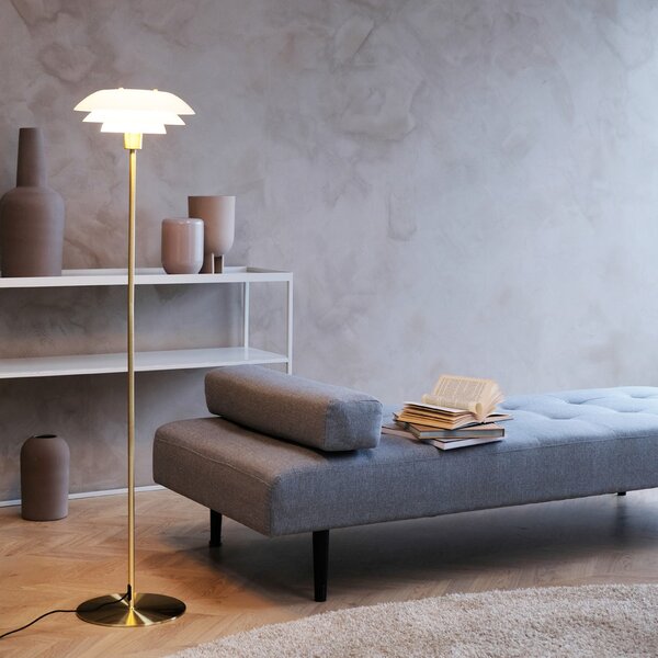 Podne Lampa Dyberg Larsen, DL31, Zlato / mjed, Dnevna soba, Metal, Dizajn