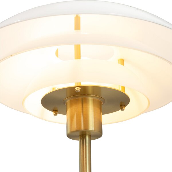 Podne Lampa Dyberg Larsen, DL31, Zlato / mjed, Dnevna soba, Metal, Dizajn