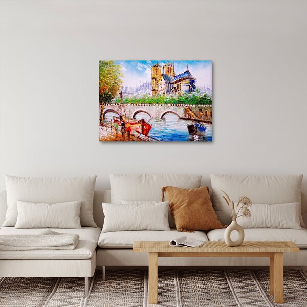Slika - Uljana slika grada (70x50 cm)