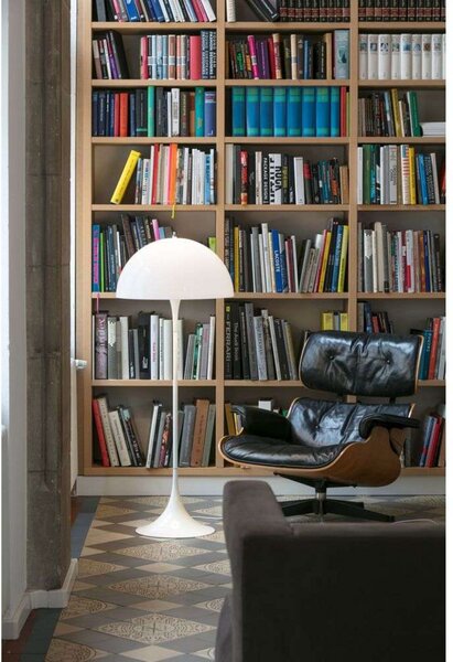 Podne Lampa Louis Poulsen, Panthella, Bijela, Dnevna soba, Plastika, Dizajn