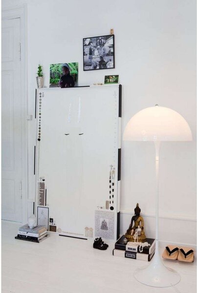 Podne Lampa Louis Poulsen, Panthella, Bijela, Dnevna soba, Plastika, Dizajn