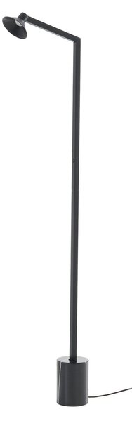 Podne Lampa Lucande, Steve, prigušiv, Crno, Dnevna soba, Metal, Moderan
