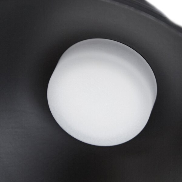 Podne Lampa Lucande, Steve, prigušiv, Crno, Dnevna soba, Metal, Moderan