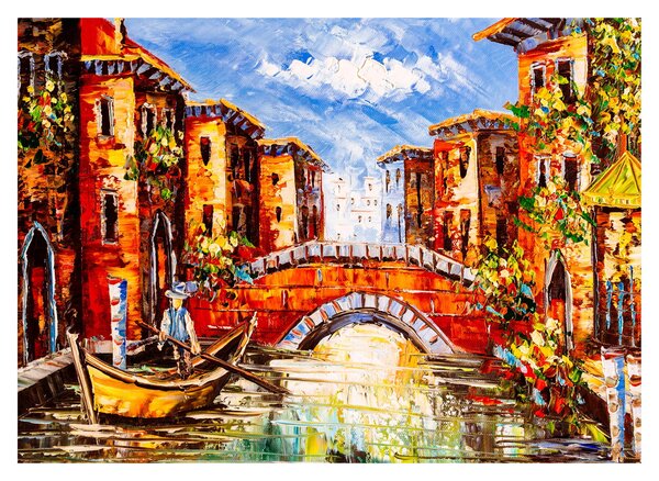 Slika - Ulje na platnu grada III. (70x50 cm)