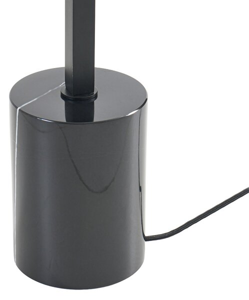 Podne Lampa Lucande, Steve, prigušiv, Crno, Dnevna soba, Metal, Moderan