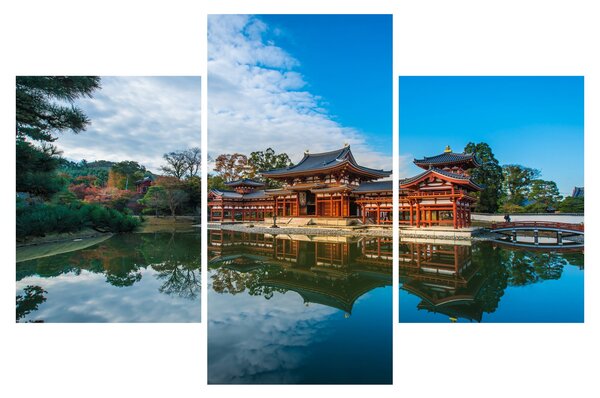 Slika - Hram Byodo-in, Japan (90x60 cm)