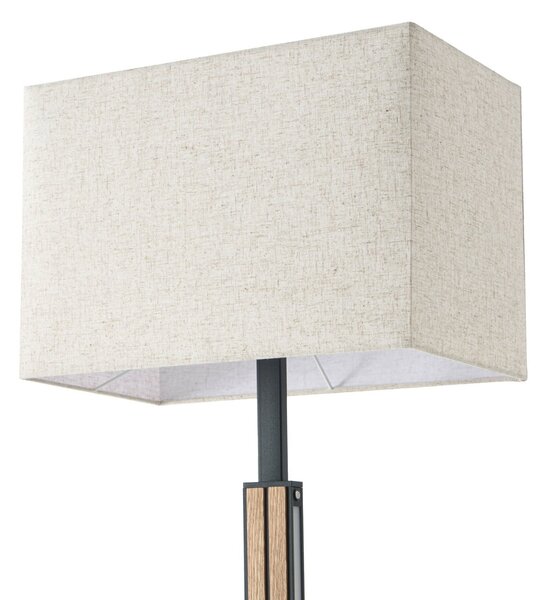 Podne Lampa Quitani, Lisene, prigušiv, Drvo, Dnevna soba, Tkanina / tekstil, Dizajn