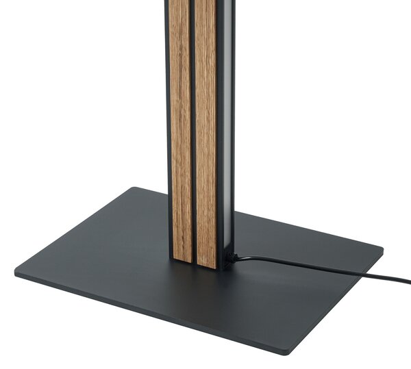Podne Lampa Quitani, Lisene, prigušiv, Drvo, Dnevna soba, Tkanina / tekstil, Dizajn
