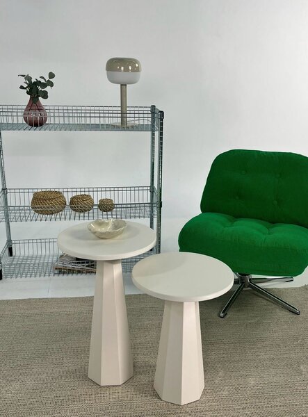 Zondo.hr Set pomoćnih stolića (2 kom.) Lilia (krem). Akcija -31%. 1144694