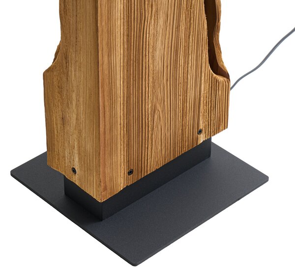 Podne Lampa Lucande, Tarry, Drvo, Dnevna soba, Drvo, Seoska kuća / rustikalni