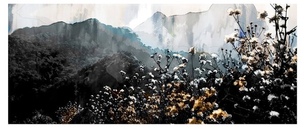 Slika - Ilustracija divljeg cvijeća (120x50 cm)