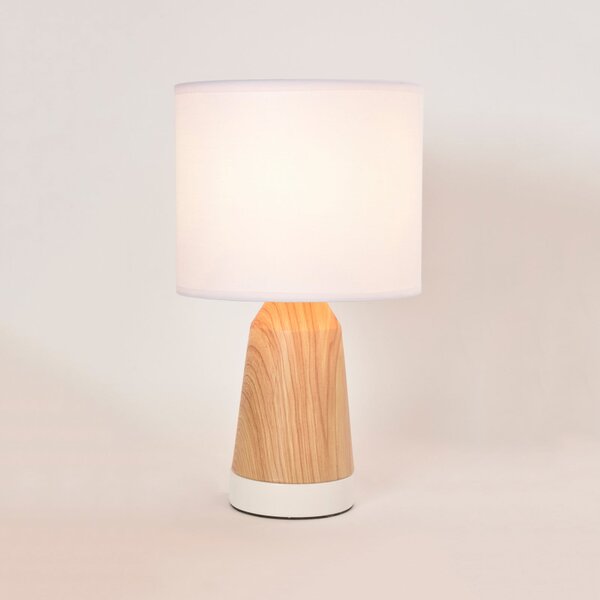 Stolne Lampa COREP, Baltik, Bijela, Dnevna soba, Metal