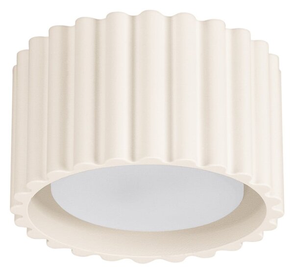 Stropne Svjetiljka SOLLUX LIGHTING, RIBLA, prigušiv, Bež, Dnevna soba, Aluminij