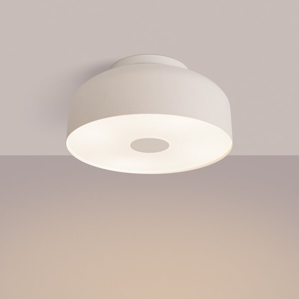 Stropne Svjetiljka SOLLUX LIGHTING, CLARO, prigušiv, Bež, Dnevna soba, Metal