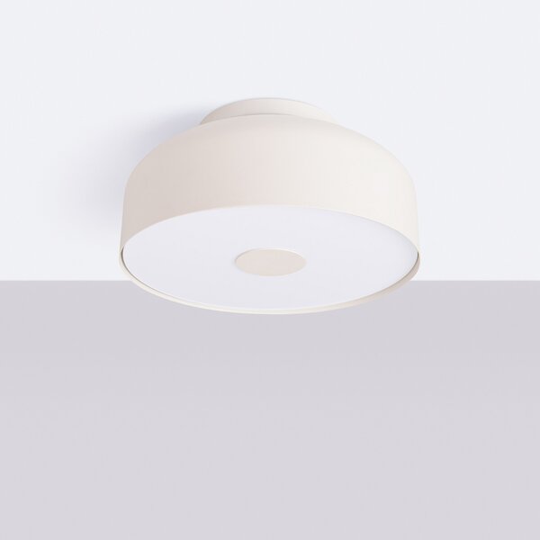 Stropne Svjetiljka SOLLUX LIGHTING, CLARO, prigušiv, Bež, Dnevna soba, Metal