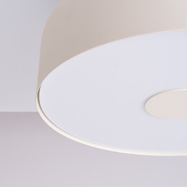 Stropne Svjetiljka SOLLUX LIGHTING, CLARO, prigušiv, Bež, Dnevna soba, Metal