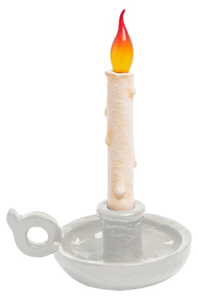 Stolne Lampa SELETTI, Grimm Bugia, prigušiv, Bijela, Dnevna soba, Plastika, Dizajn