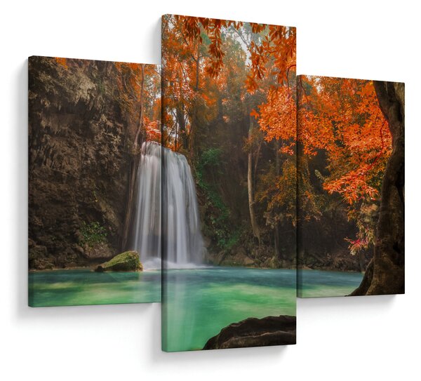 Slika - Vodopad u Tajlandu (90x60 cm)