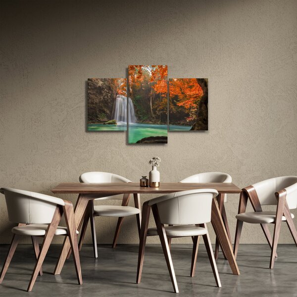 Slika - Vodopad u Tajlandu (90x60 cm)
