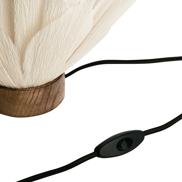 Stolne Lampa Watt & Veke, Lisa, Bijela, Spavaća soba, Papirnati karton, Dizajn