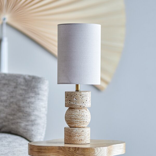 Stolne Lampa Bloomingville, Marci, Bež, Dnevna soba, Kamen, Seoska kuća / rustikalni
