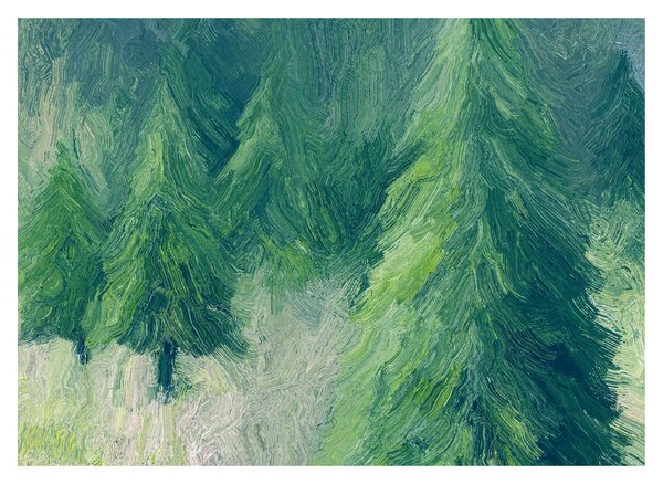 Slika - Slikane crnogorice (70x50 cm)