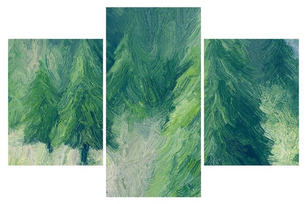 Slika - Slikane crnogorice (90x60 cm)