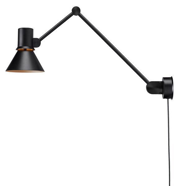 Zidne Svjetiljka Anglepoise, Type 80 W3, Crno, Dnevna soba, Metal, Dizajn